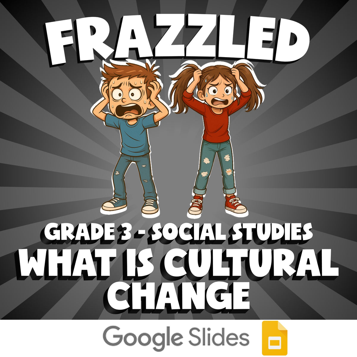 What Is Cultural Change FRAZZLED Socials Game - No Prep Grade 3 Review Activity