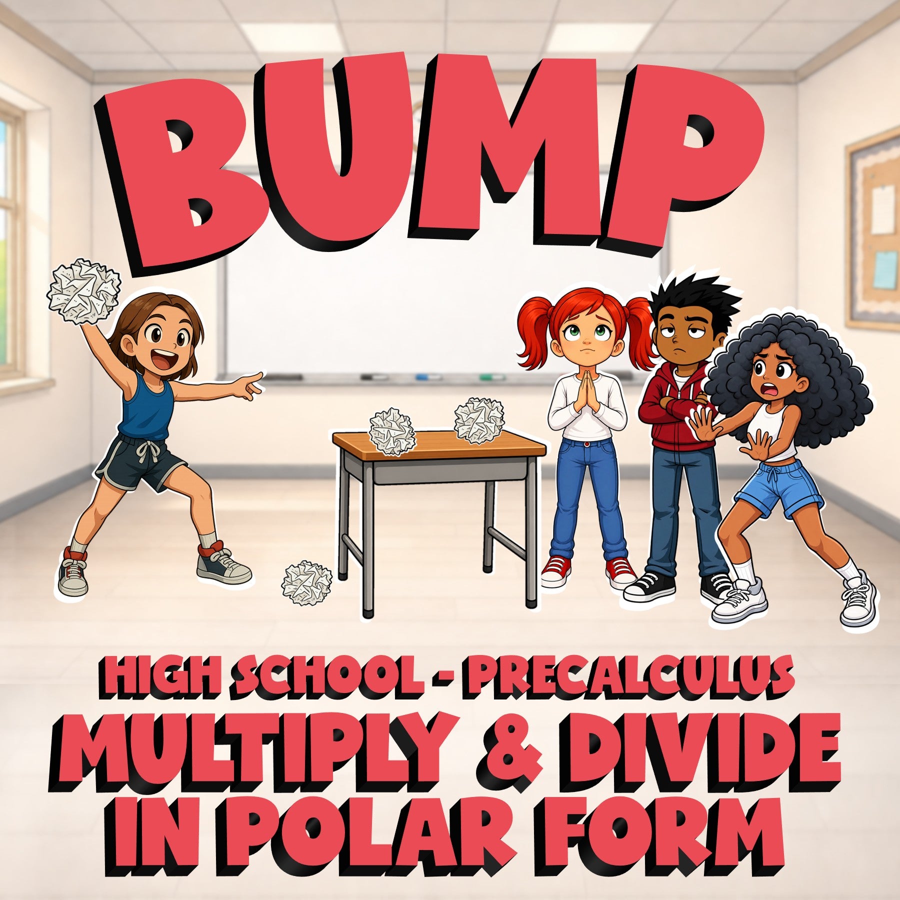 Multiply & Divide in Polar Form BUMP Math Game - No Prep PreCalculus Review