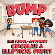 Circular & Elliptical Orbits BUMP Science Game - No Prep Astronomy Review