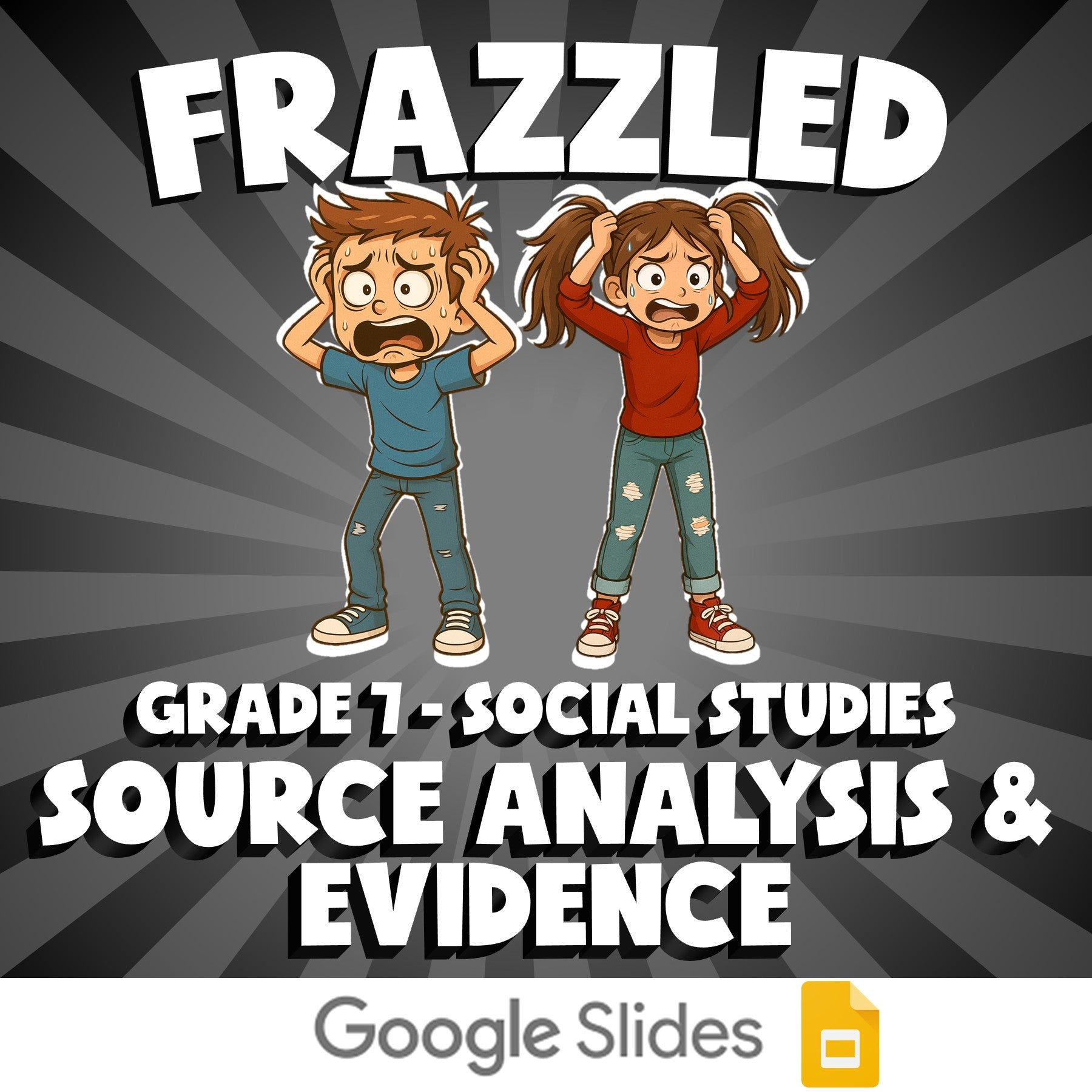 Source Analysis & Evidence FRAZZLED Socials Game - No Prep Grade 7 Review
