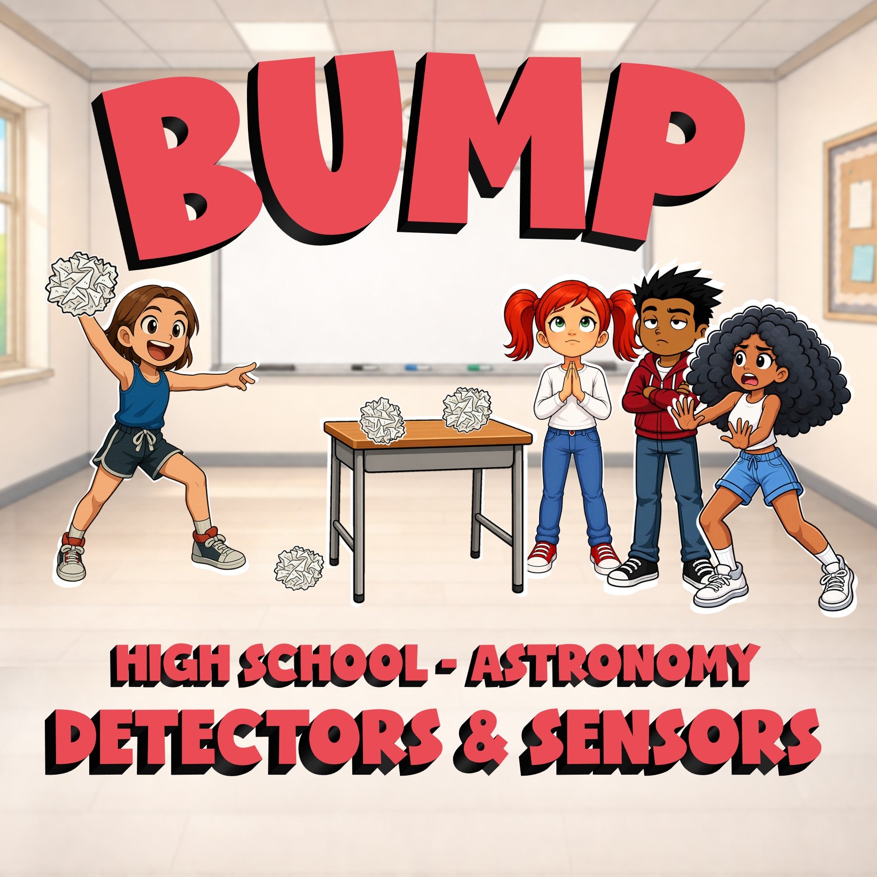 Detectors & Sensors BUMP Science Game - No Prep Astronomy Review Activity