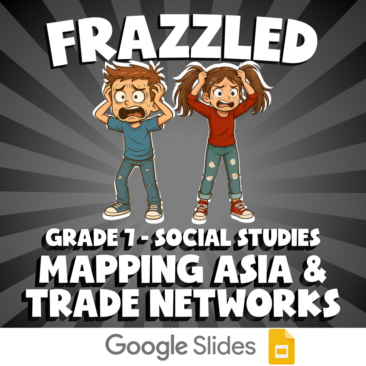 Mapping Asia & Trade Networks FRAZZLED Socials Game - No Prep Grade 7 Review