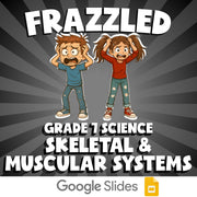 Skeletal & Muscular Systems FRAZZLED Science Game - No Prep Grade 7 Review