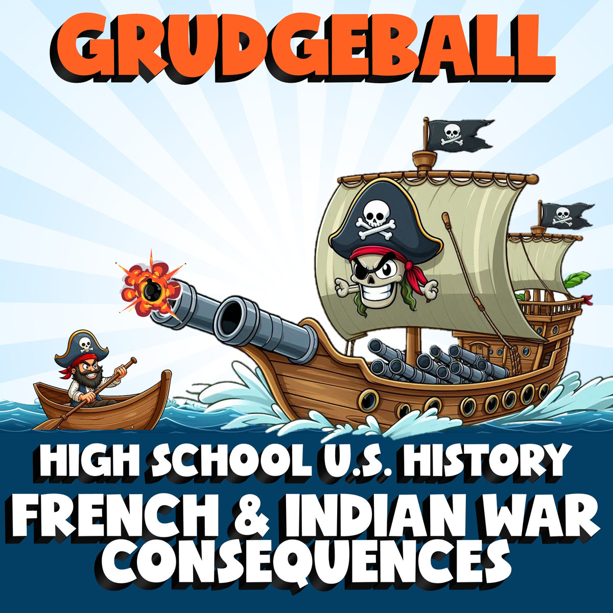 French & Indian War Consequences GRUDGEBALL U.S. History Game - No Prep Review