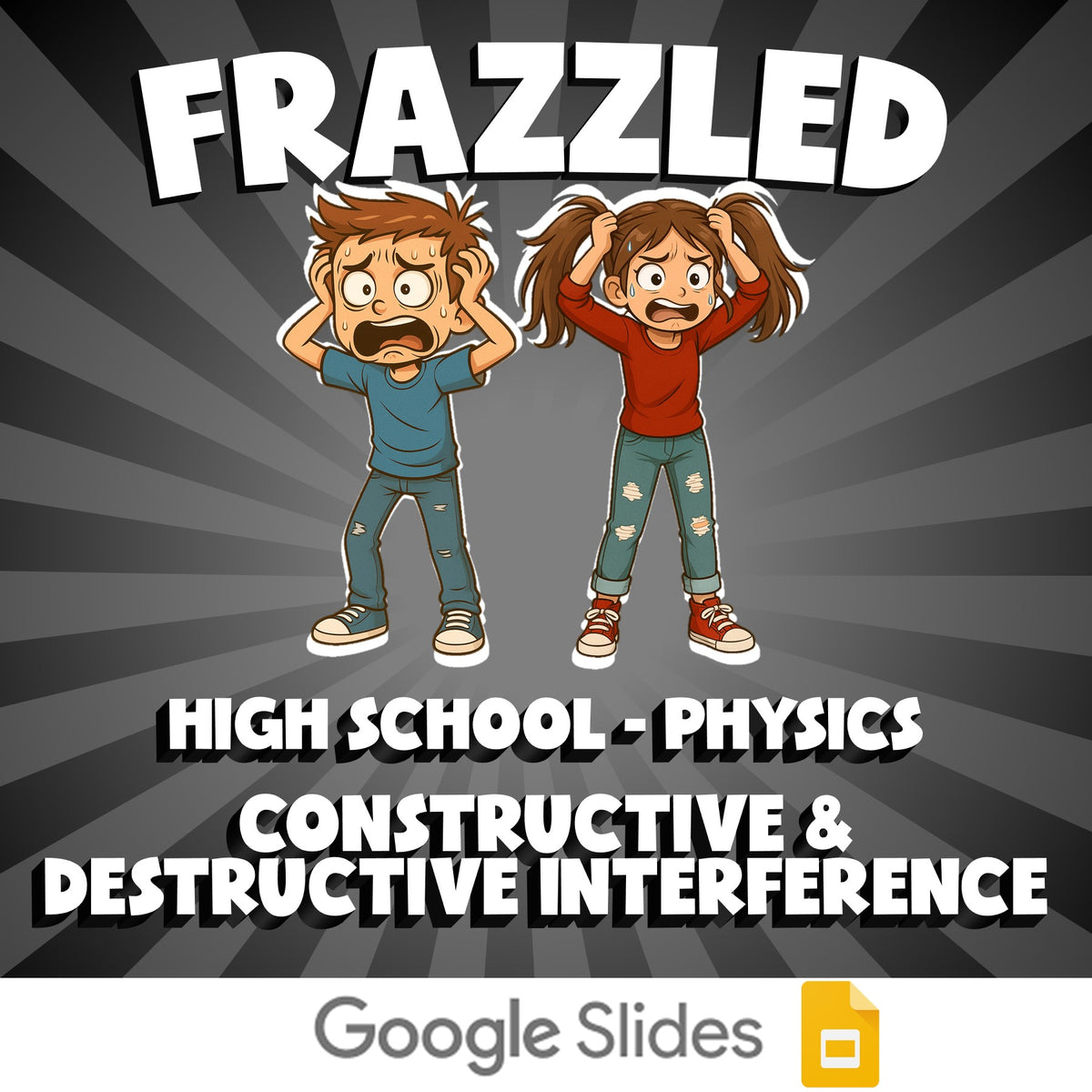 Constructive & Destructive Interference FRAZZLED Science Game - No Prep Physics