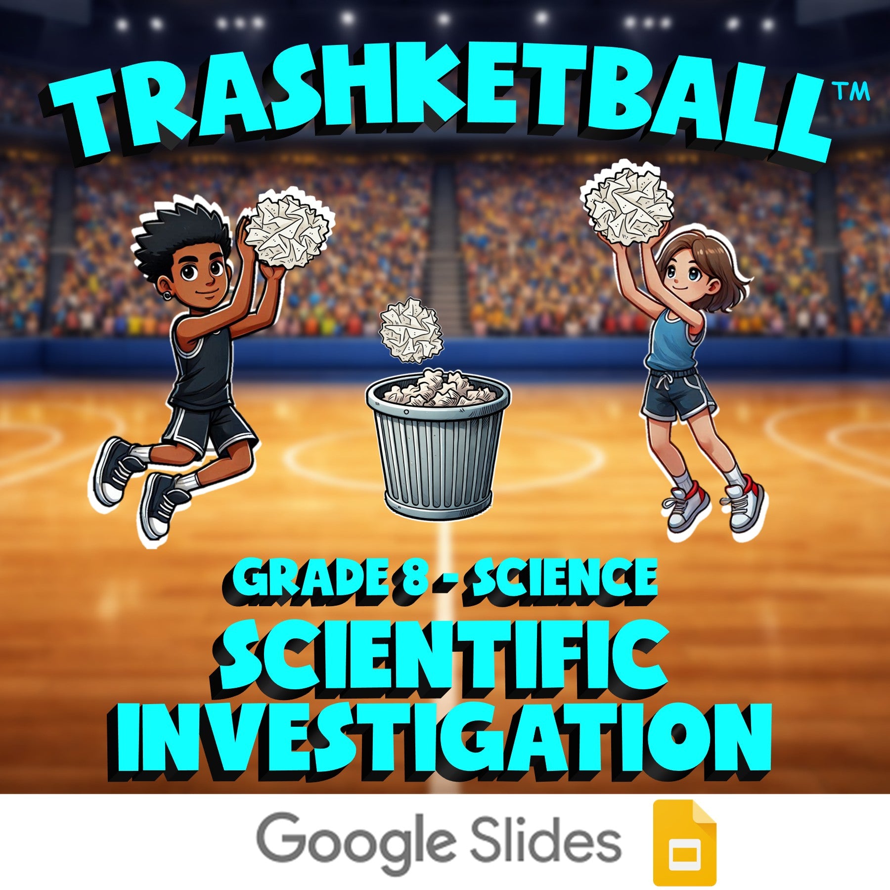Scientific Investigation TRASHKETBALL Science Game - No Prep Grade 8 Review