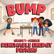 Renewable Energy Designs BUMP Science Game - No Prep Grade 7 Review Activity