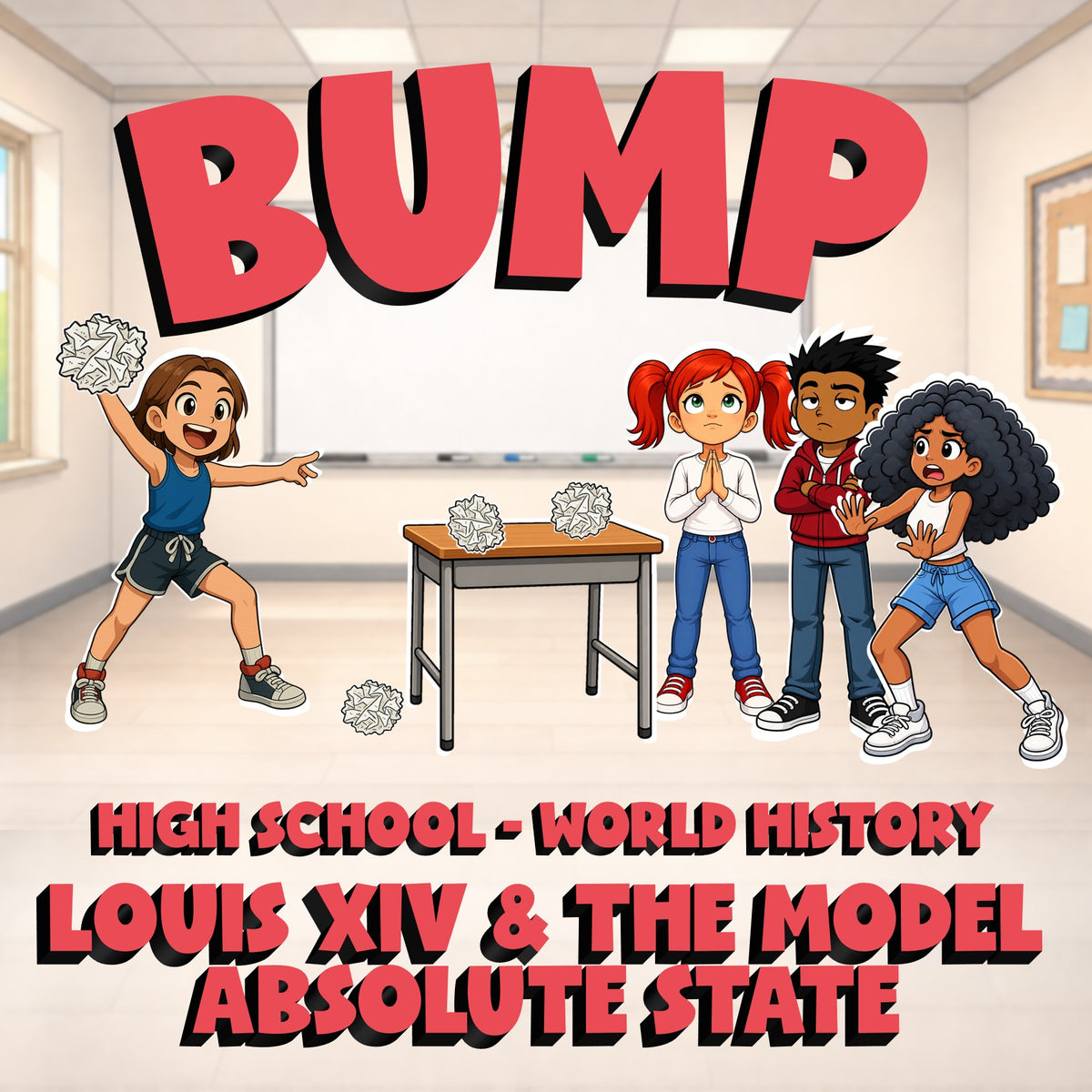 Louis XIV & the Model Absolute State BUMP Game - No Prep World History Review