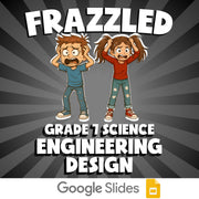 Engineering Design FRAZZLED Science Game - No Prep Grade 7 Review Activity