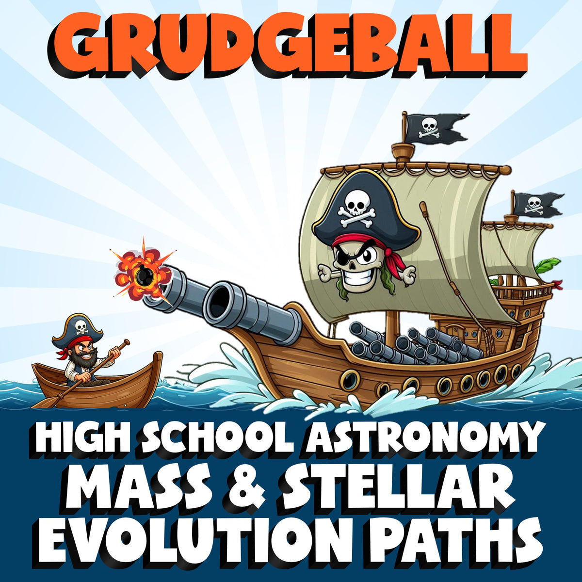 Mass & Stellar Evolution Paths GRUDGEBALL Science Game - No Prep Astronomy