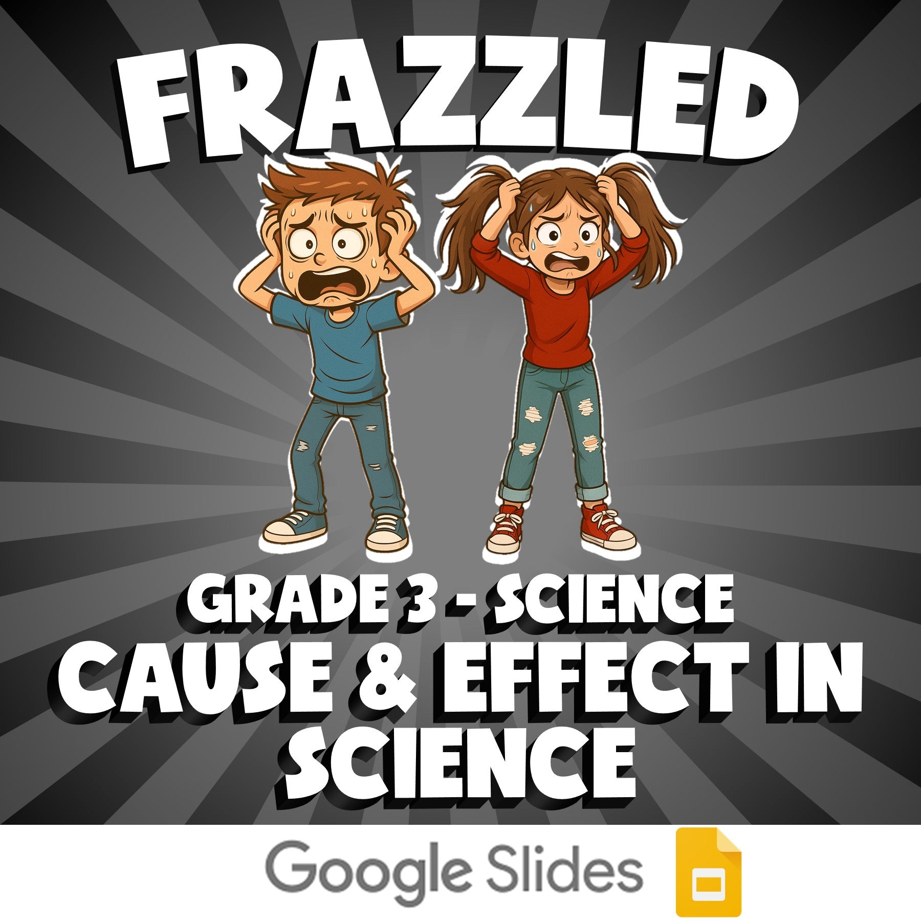 Cause & Effect in Science FRAZZLED Science Game - No Prep Grade 3 Review