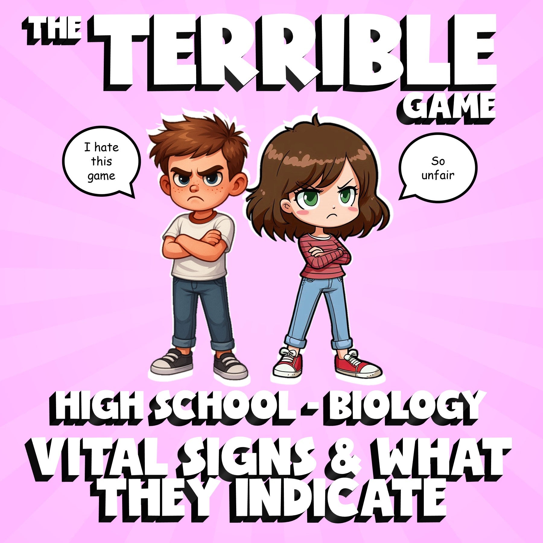 Vital Signs & What They Indicate THE TERRIBLE GAME - Biology Science Review