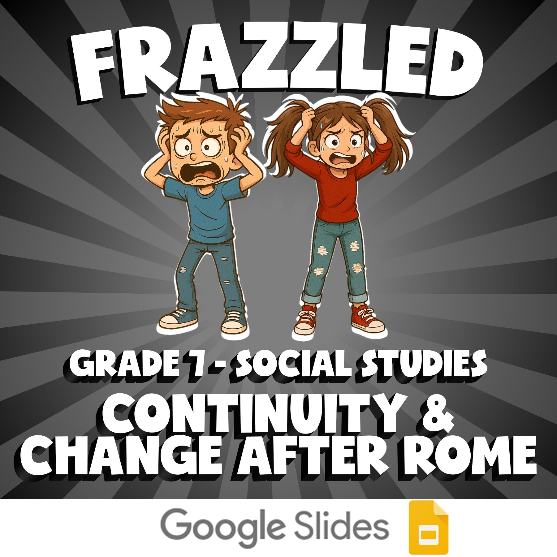 Continuity & Change After Rome FRAZZLED Socials Game - No Prep Grade 7 Review