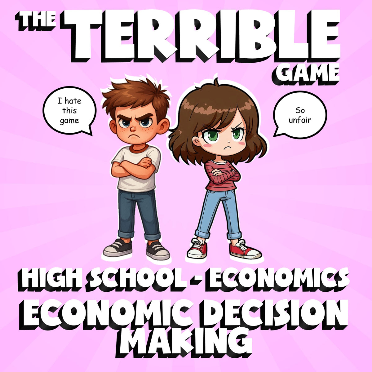Economic Decision Making THE TERRIBLE GAME - No Prep Economics Review Activity