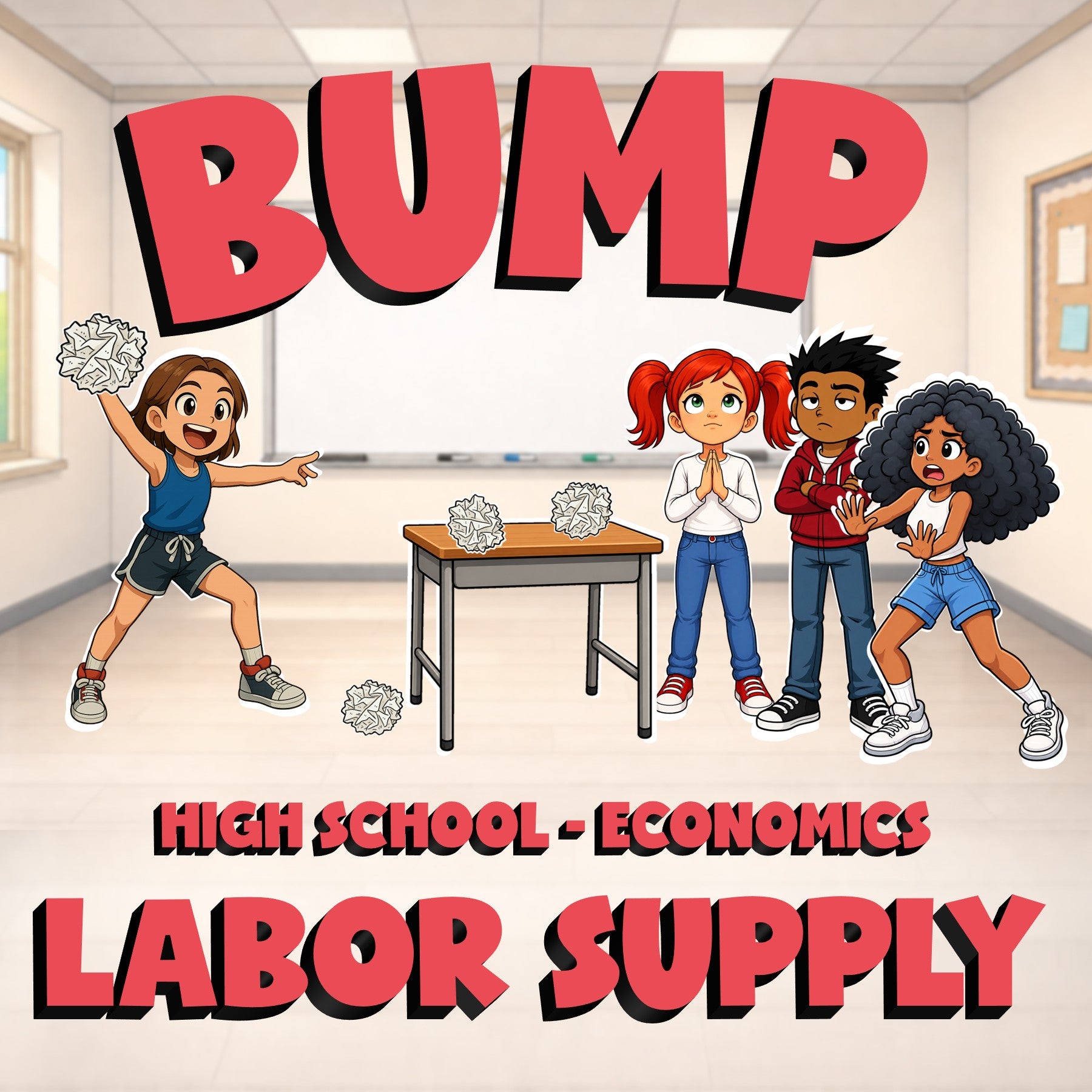 Labor Supply BUMP Economics Game - No Prep Review Activity