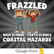 Coastal Hazards FRAZZLED Game - No Prep Earth Science Review Activity