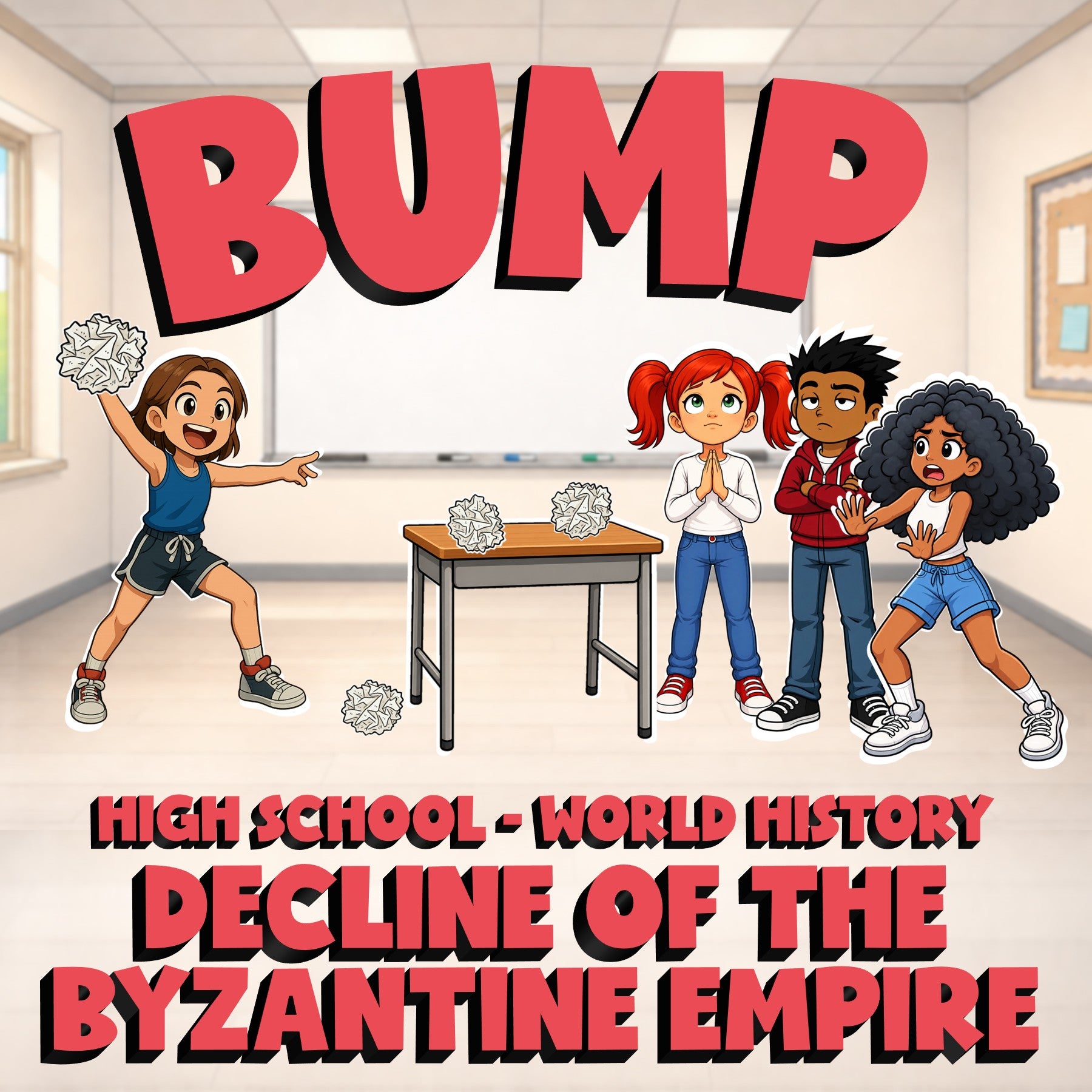 Decline of the Byzantine Empire BUMP Game - No Prep World History Review