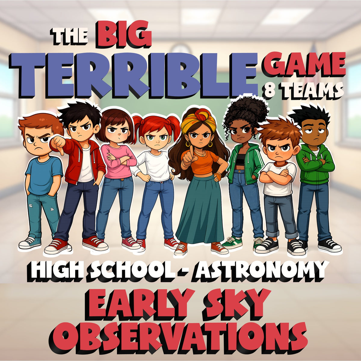 Early Sky Observations BIG TERRIBLE GAME - No Prep Astronomy Science Review