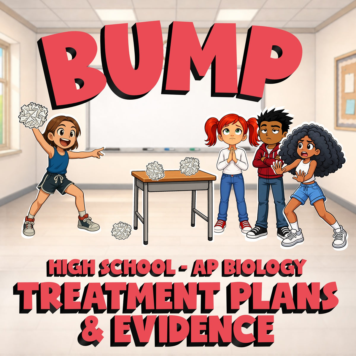 Treatment Plans & Evidence BUMP Science Game - No Prep AP Biology Review