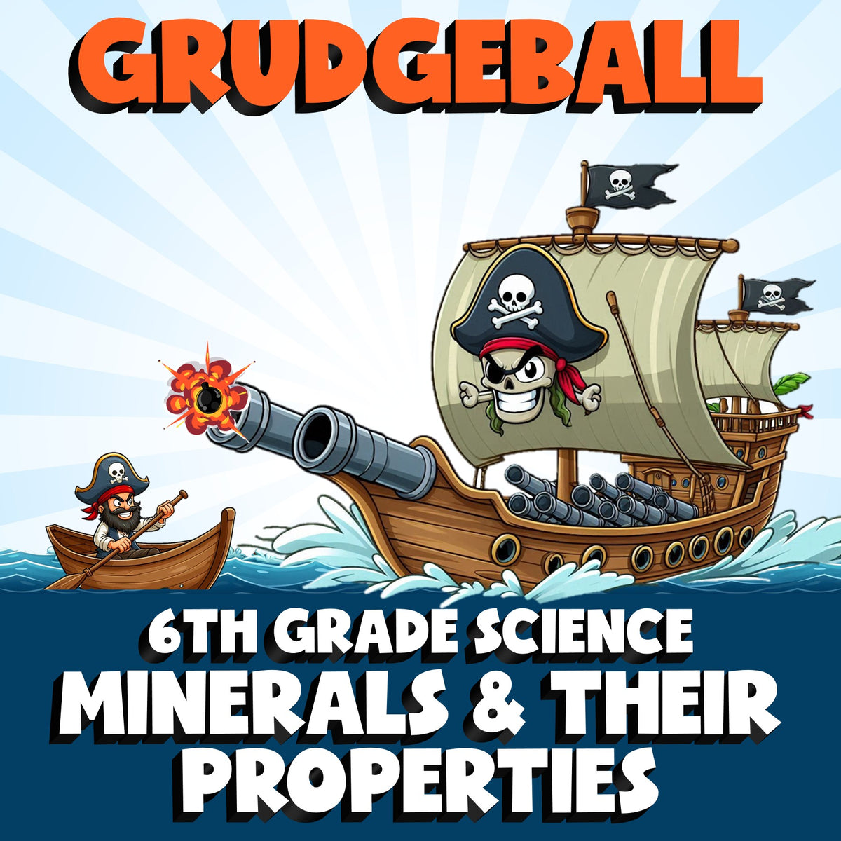 Minerals & Their Properties GRUDGEBALL Science Game - No Prep Grade 6 Review