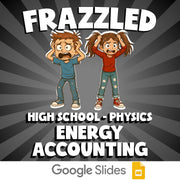 Energy Accounting FRAZZLED Science Game - No Prep Physics Review Activity