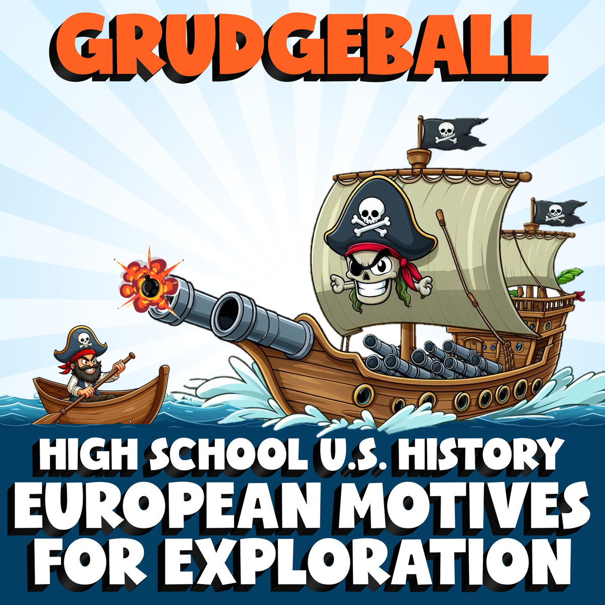 European Motives for Exploration GRUDGEBALL U.S. History Game - No Prep Review