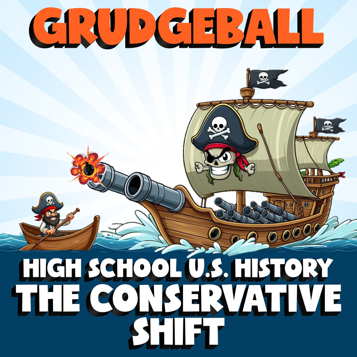 The Conservative Shift GRUDGEBALL U.S. History Game - No Prep Review Activity