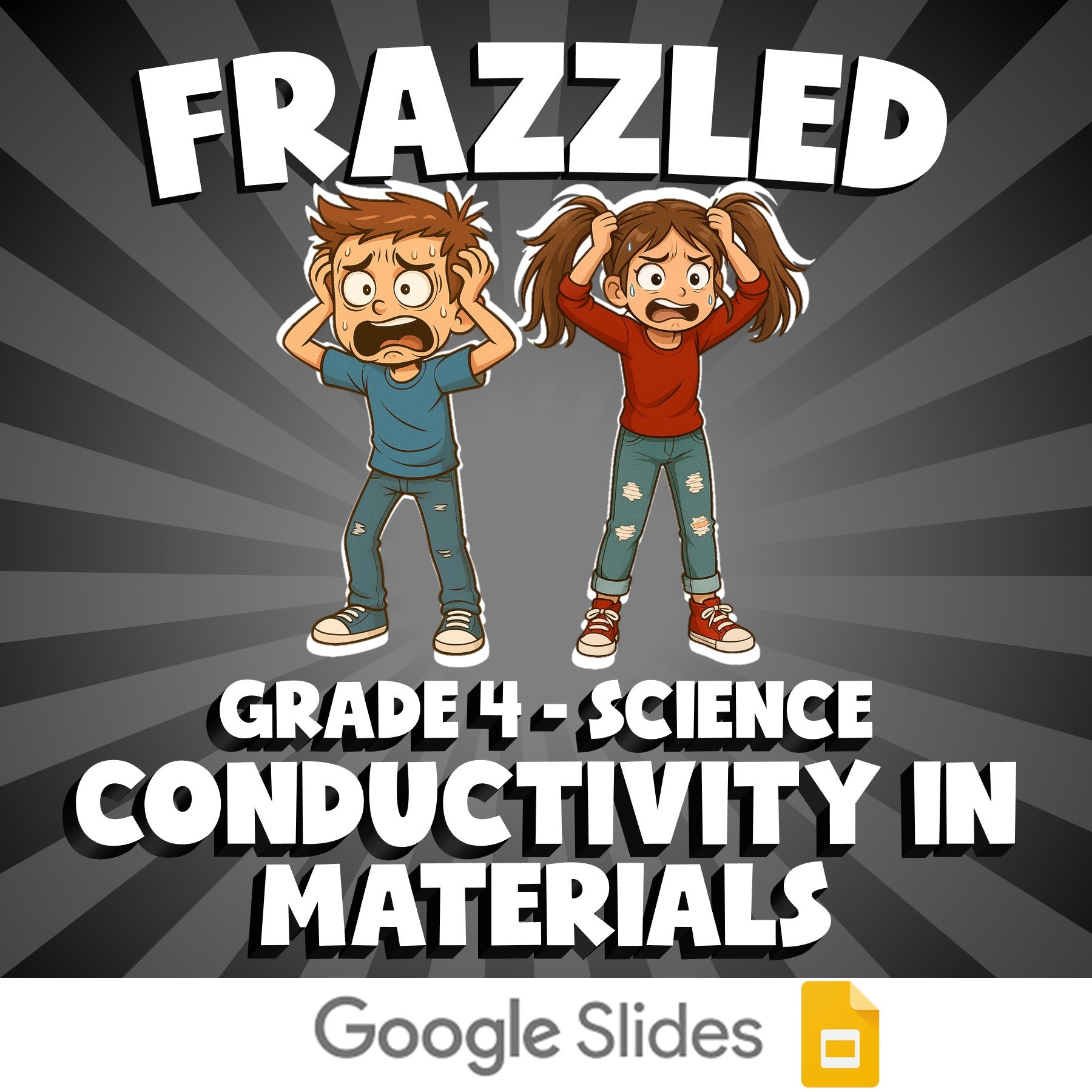 Conductivity in Materials FRAZZLED Science Game - No Prep Grade 4 Review
