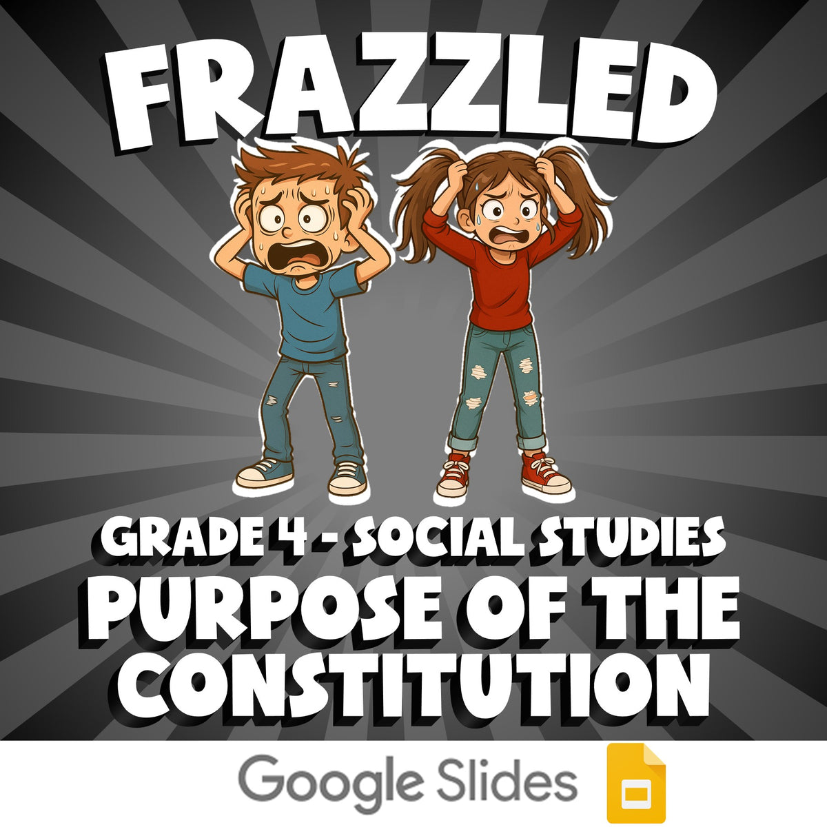 Purpose of the Constitution FRAZZLED Socials Game - No Prep Grade 4 Review