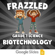 Biotechnology FRAZZLED Science Game - No Prep Grade 7 Review Activity