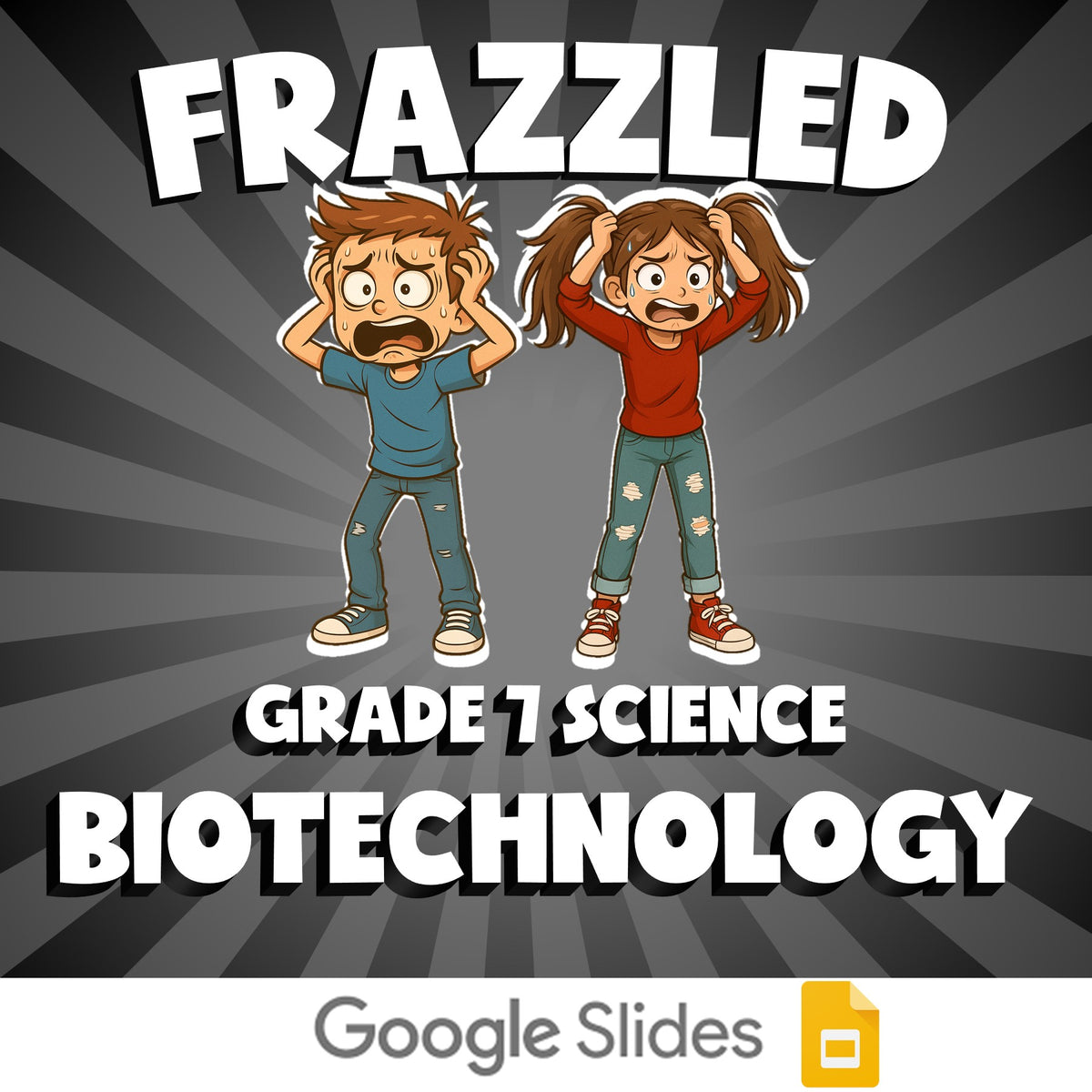 Biotechnology FRAZZLED Science Game - No Prep Grade 7 Review Activity