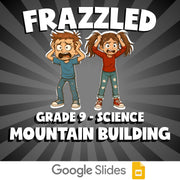 Mountain Building FRAZZLED Science Game - No Prep Grade 9 Review Activity