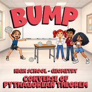 Converse of Pythagorean Theorem BUMP Math Game - No Prep Geometry Review