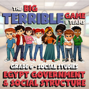 Egypt Government & Social Structure BIG TERRIBLE GAME - Grade 6 Socials Review
