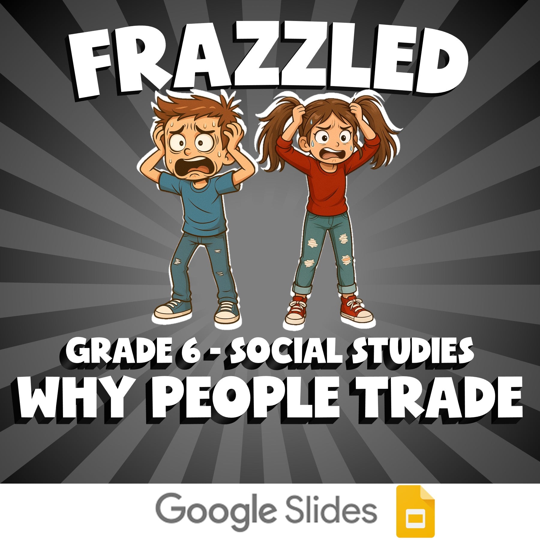Why People Trade FRAZZLED Socials Game - No Prep Grade 6 Review Activity