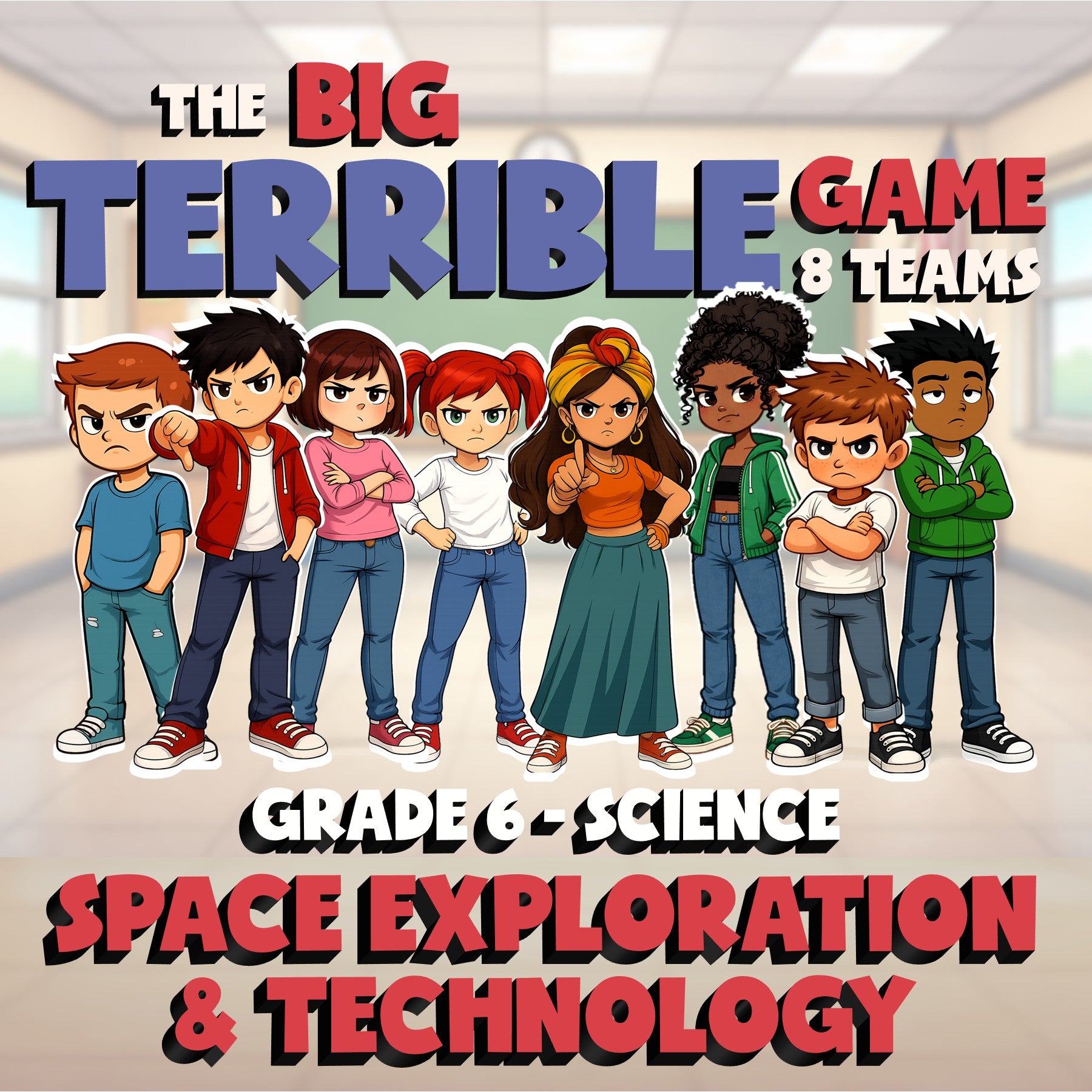 Space Exploration & Technology BIG TERRIBLE GAME - Grade 6 Science Review