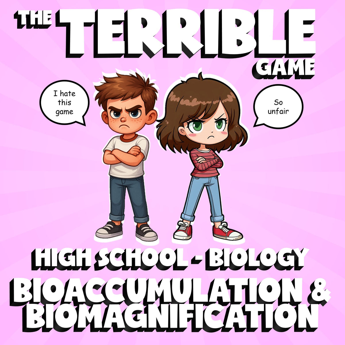 Bioaccumulation & Biomagnification THE TERRIBLE GAME - Biology Science Review