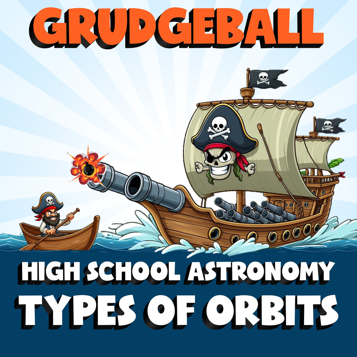 Types of Orbits GRUDGEBALL Science Game - No Prep Astronomy Review Activity