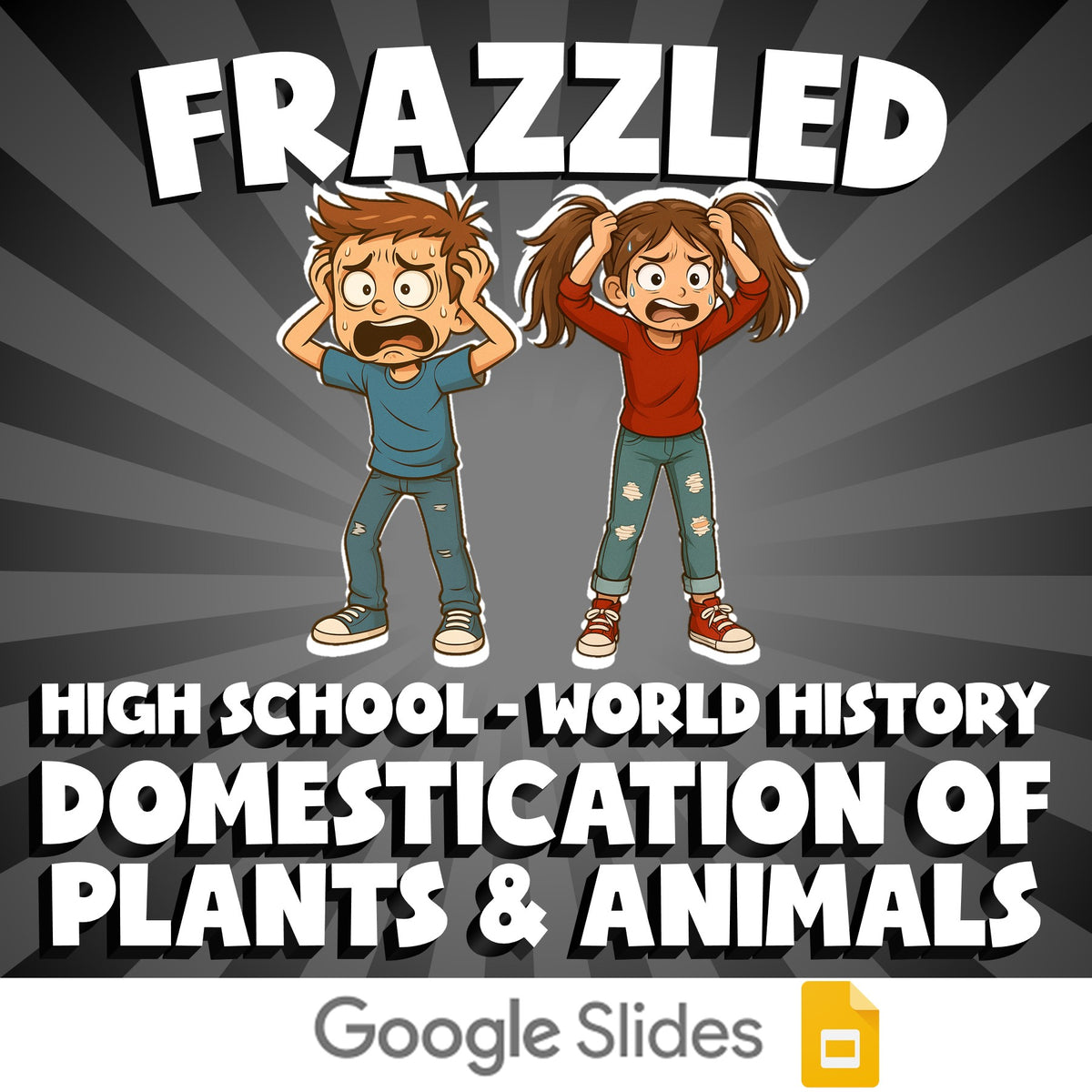 Domestication of Plants & Animals FRAZZLED Game - No Prep World History Review