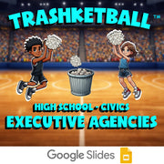 Executive Agencies TRASHKETBALL Civics Game - No Prep Review Activity