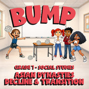 Asian Dynasties Decline & Transition BUMP Socials Game - No Prep Grade 7 Review