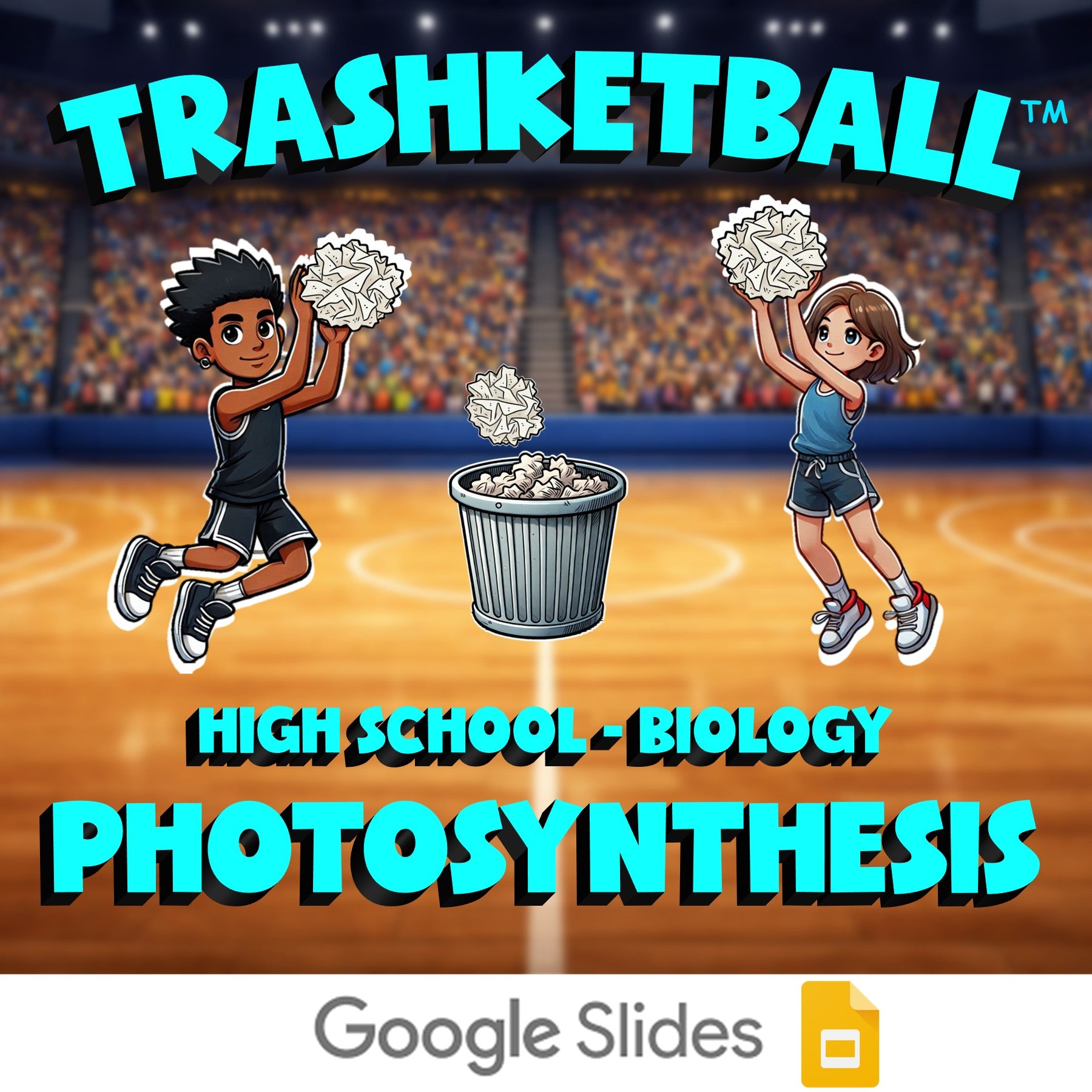 Photosynthesis TRASHKETBALL Science Game - No Prep Biology Review Activity