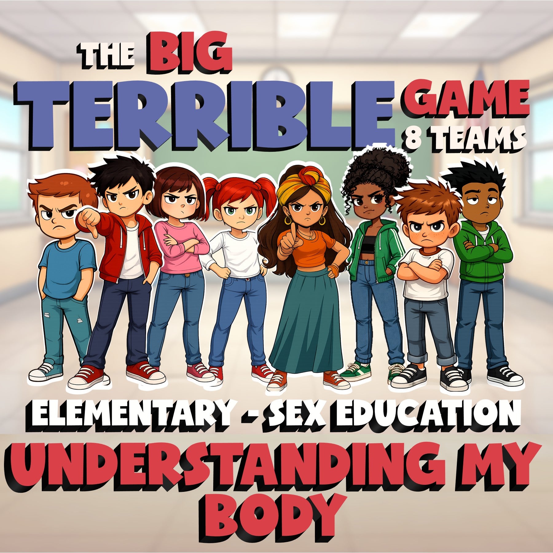 Understanding My Body BIG TERRIBLE GAME - Elementary Sex Education Review