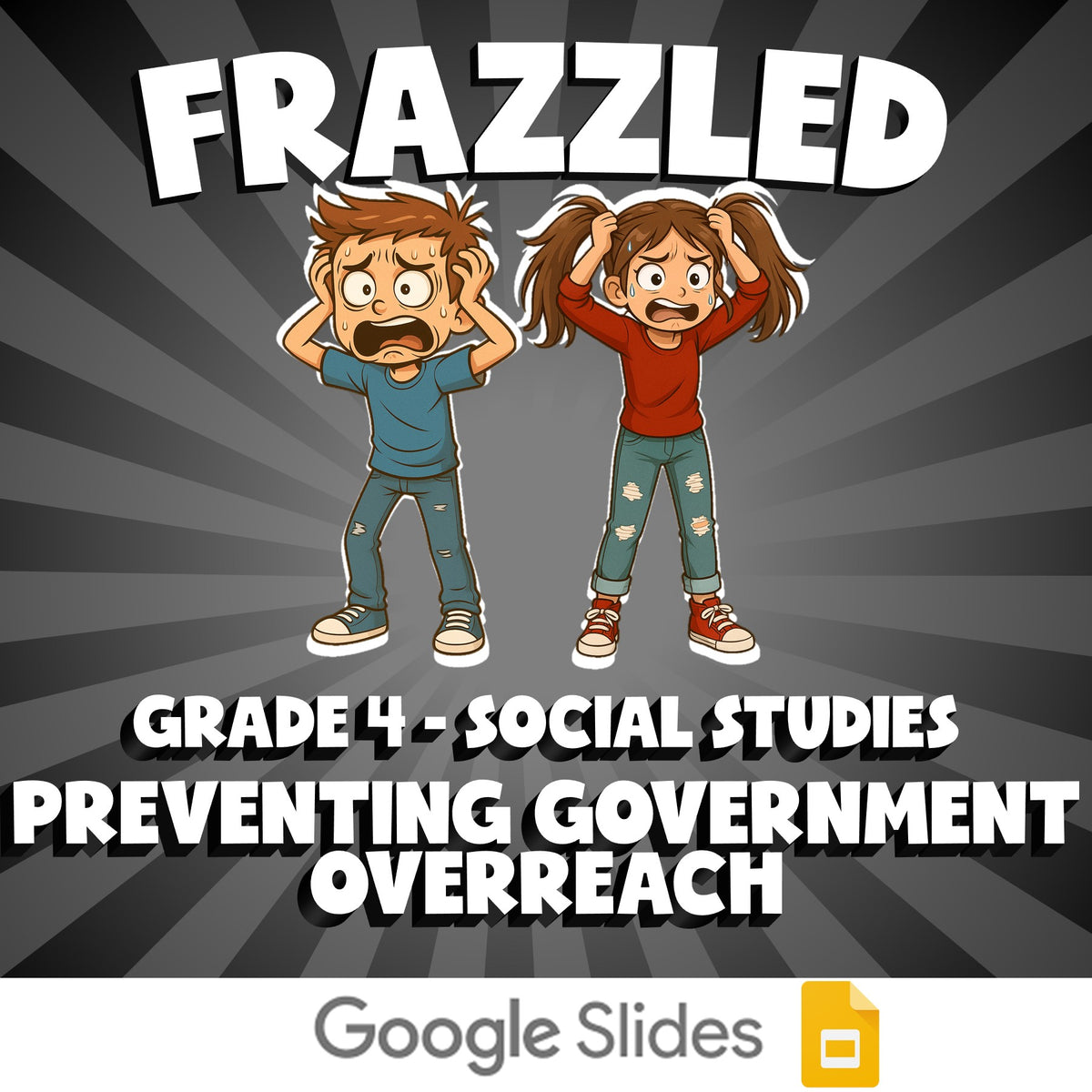 Preventing Government Overreach FRAZZLED Socials Game - No Prep Grade 4 Review