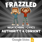 Authority & Consent FRAZZLED Civics Game - No Prep Review Activity
