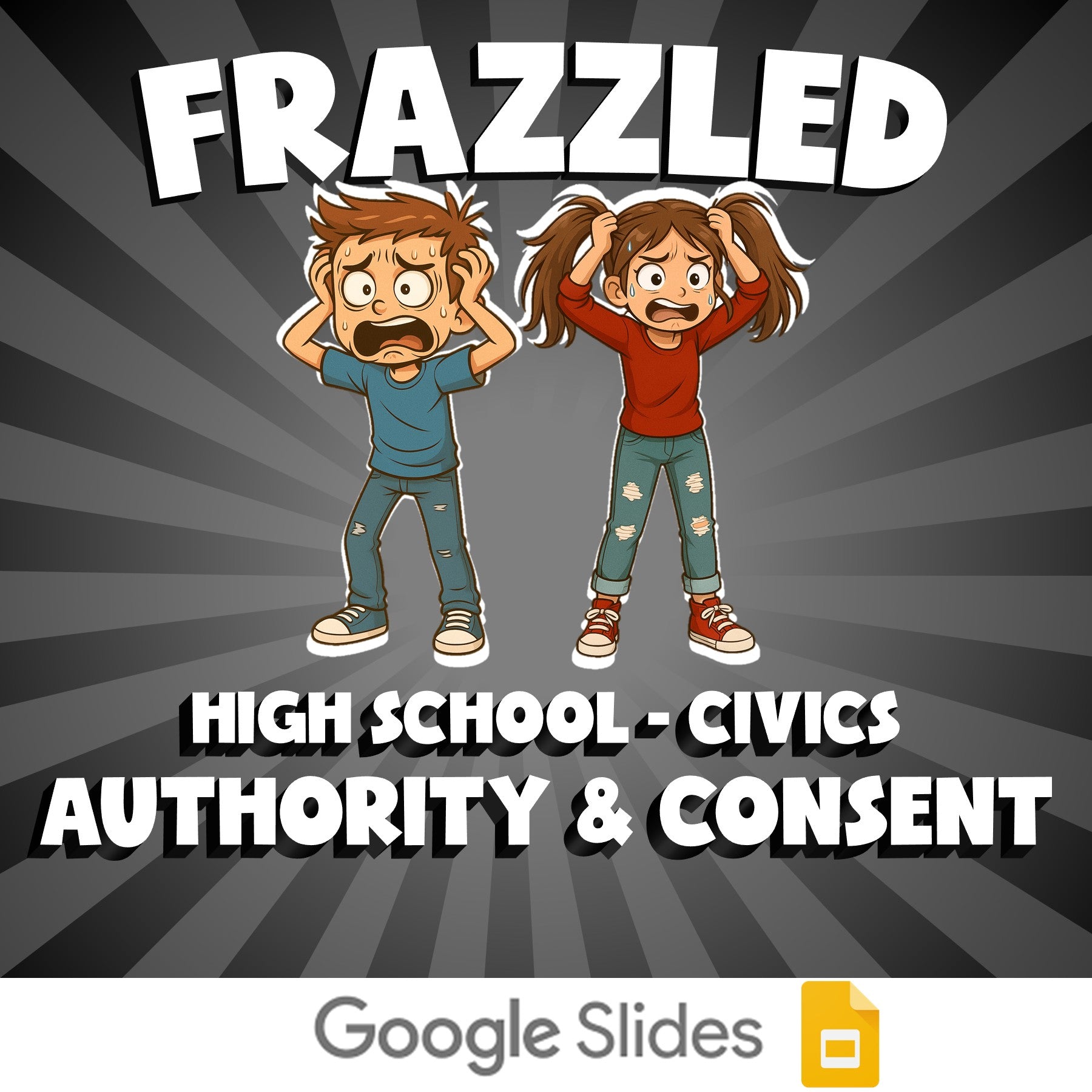 Authority & Consent FRAZZLED Civics Game - No Prep Review Activity