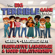 Figurative Language & Word Relationships BIG TERRIBLE GAME - Grade 4 ELA Review