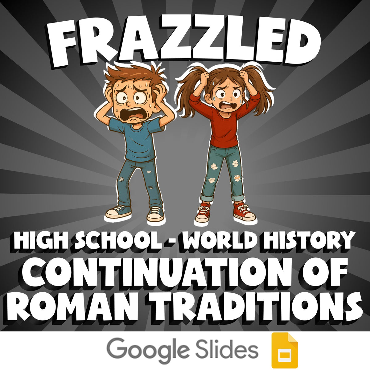 Continuation of Roman Traditions FRAZZLED Game - No Prep World History Review