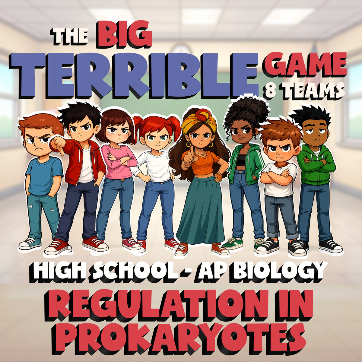 Regulation in Prokaryotes BIG TERRIBLE GAME - No Prep AP Biology Science Review