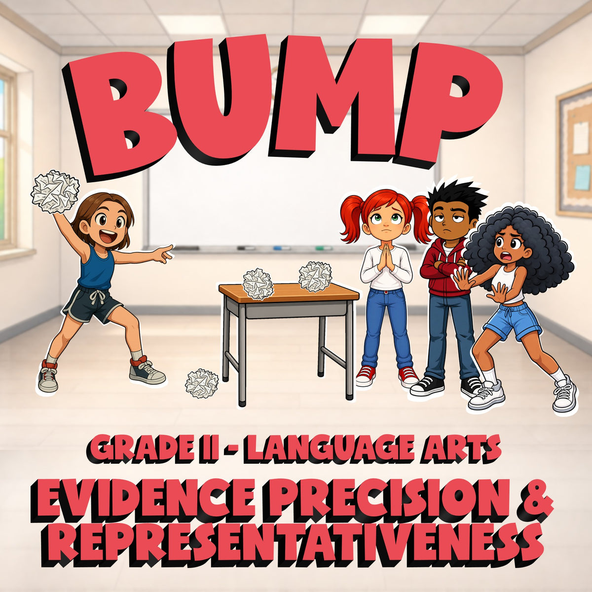 Evidence Precision & Representativeness BUMP ELA Game - No Prep Grade 11 Review